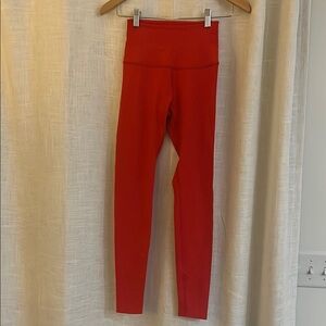 Beyond Yoga x Pure Barre red leggings- used but great shape!